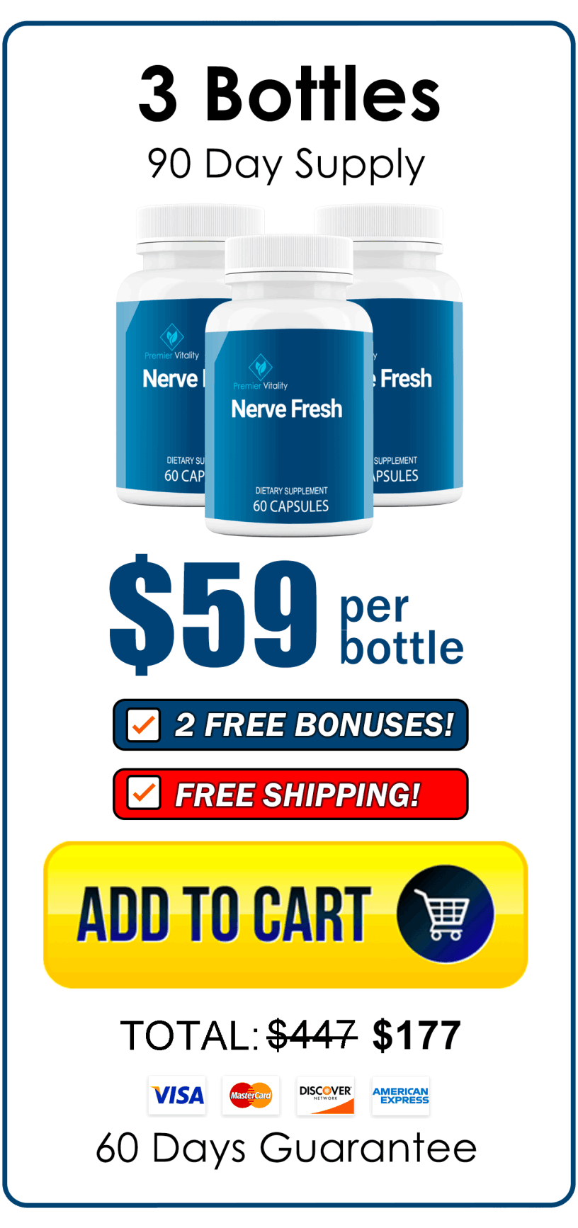 Nerve Fresh 3 Bottle